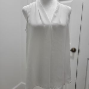 Vince Camuto Top Sleeveless White